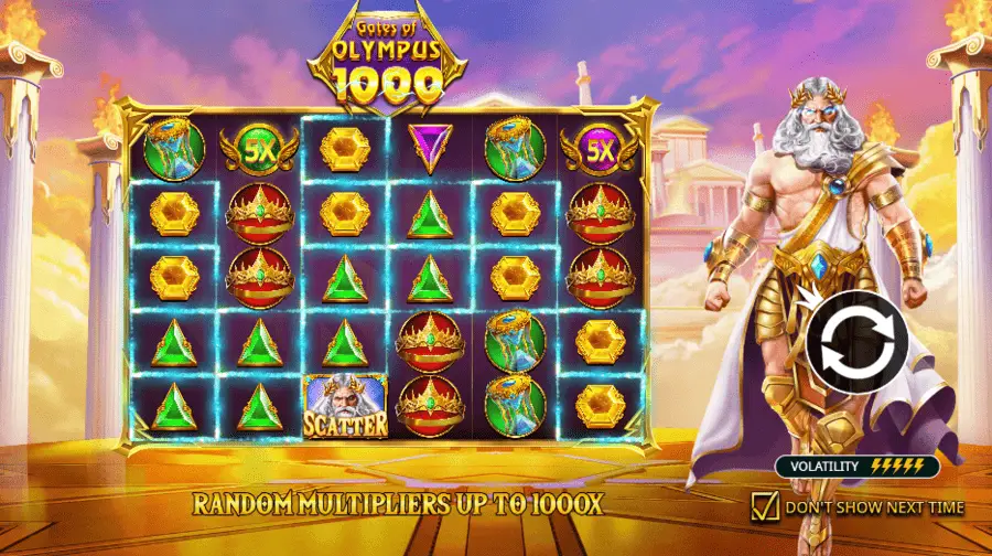 Gates of Olympus 1000 Slot